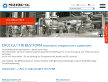 Tablet Screenshot of postberg.com